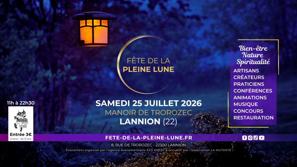 Fete de la Pleine Lune - 25 juillet 2026 - Lannion