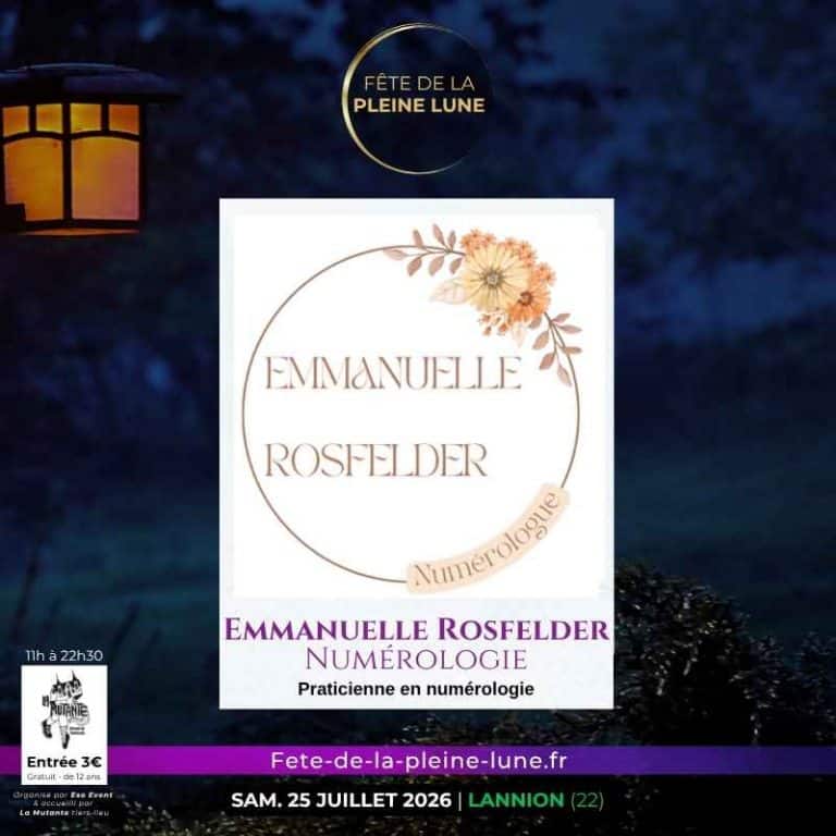 Emmanuelle Rosfelder - Fete de la Pleine Lune 2026