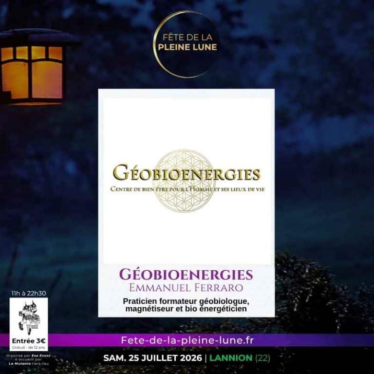 Géobioenergies - Fete de la Pleine Lune 2026