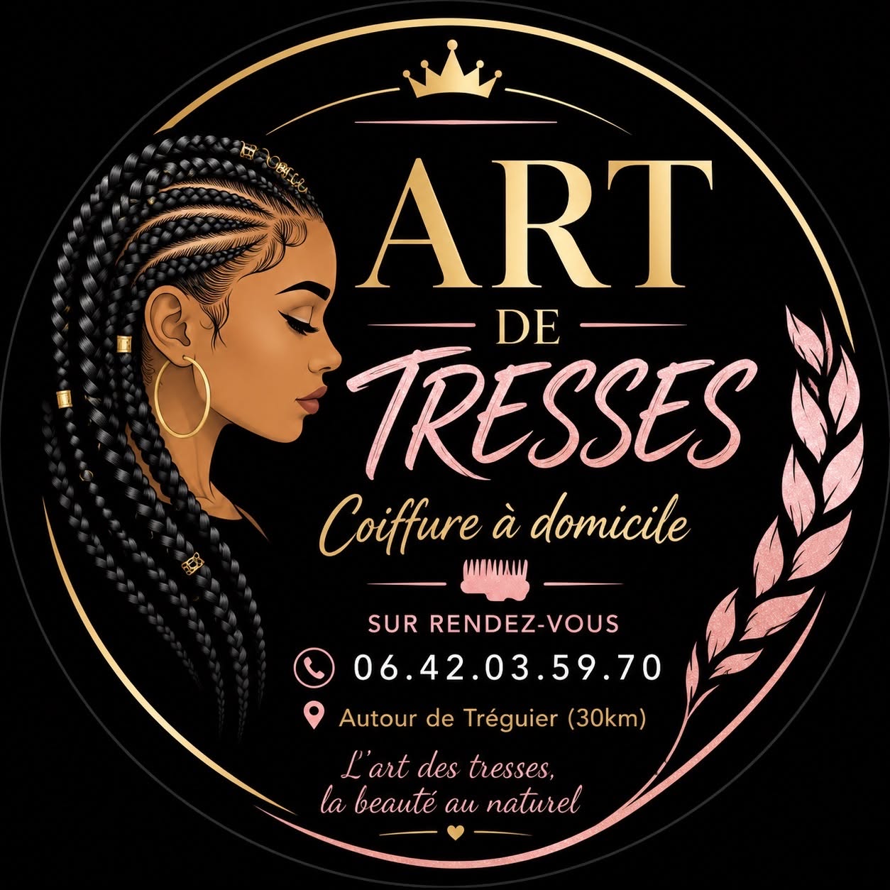 Logo Art de Tresses - Fete de la Pleine Lune