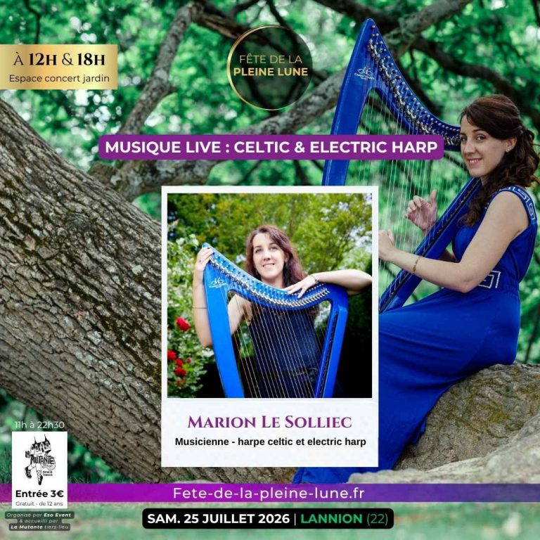 Animation 1 - Concert Harpe - Marion Le Solliec - Fete de la Pleine Lune 2026