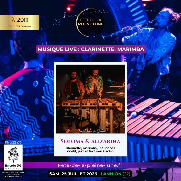 Animation 9 - Concert Soloma & Alizarina - Fete de la Pleine Lune 2026