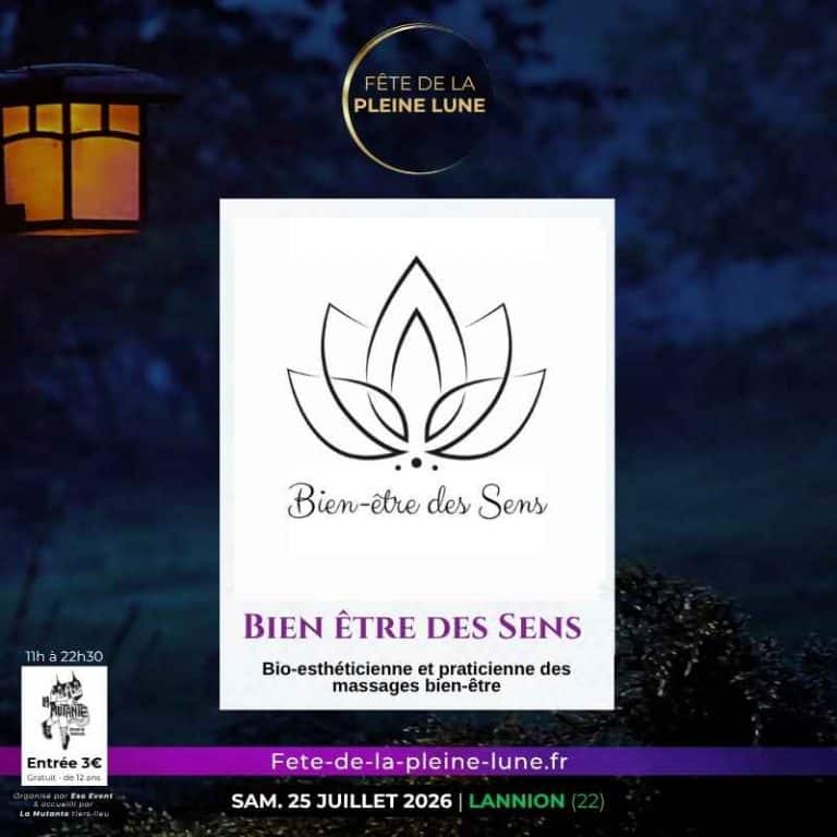 Bien etre des sens - Fete de la Pleine Lune 2026